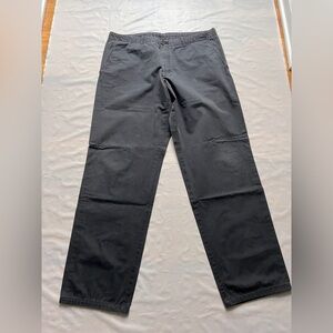 Hugo Boss Grey Chino Pants cotton Straight Leg Side Pocket Mens Size 54